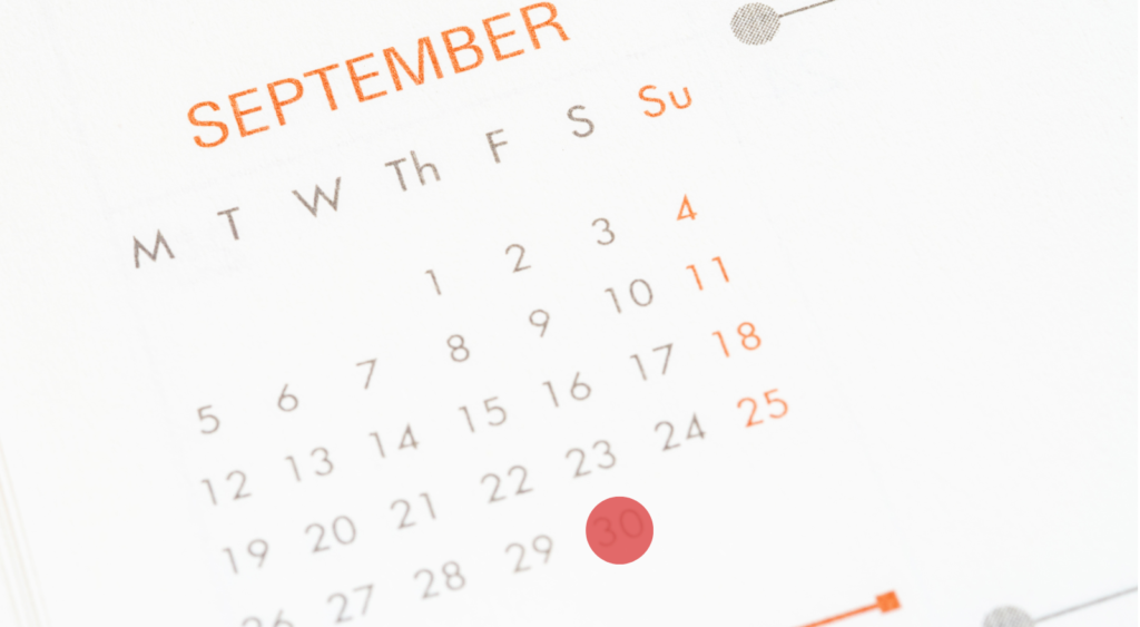 September Licensing Deadlines